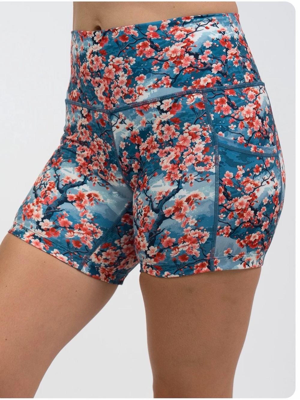Constantly Varied Gear (CVG) Women's Shorts - Cherry Blossom 5” - Picture 2 of 4